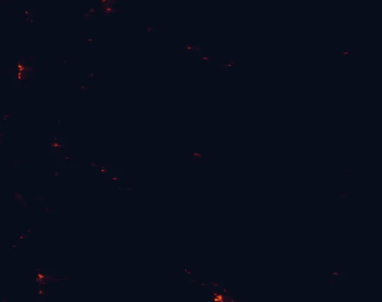 Satellite night-light map around Escalante Petrified Forest State Park