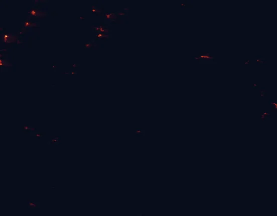 Satellite night-light map around Goblin Valley State Park