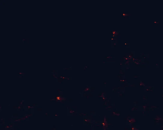Satellite night-light map around Goosenecks State Park
