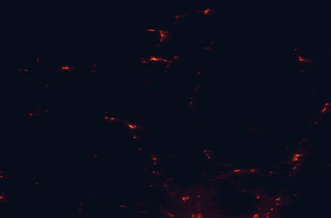 Satellite night-light map of the 100 km around Colville National Forest, with Nelson and Castlegar marked