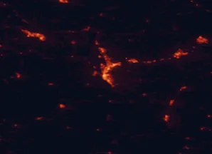 Satellite night-light map of the 50 km around La Crosse, with North La Crosse, Onalaska and Winona marked