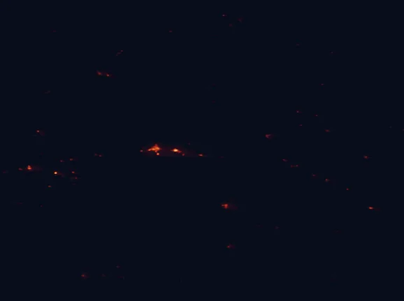 Satellite night-light map around Fort Fred Steele State Historic Site